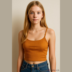 Aerie Orange Crop Top Small
